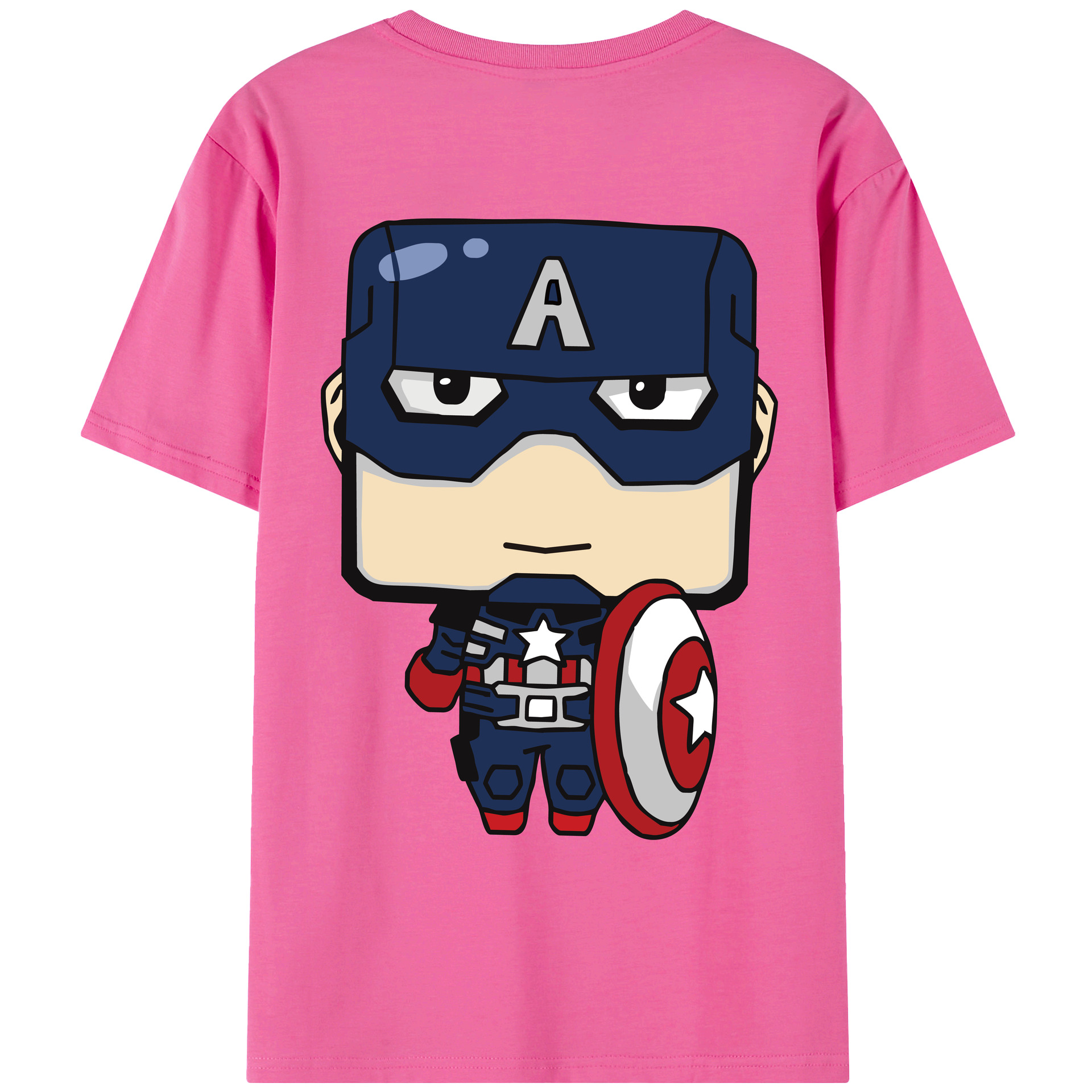 （画像用） アベンジャーズ The Avengers レディース半袖Tシャツ(バックプリント)